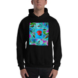 Las Damas Rosa Loteria All-Over Hoodie