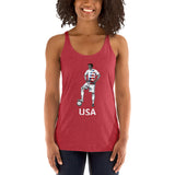 El Futbolista USA Women's Racerback Tank