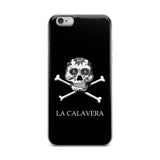 La Calavera Loteria B&W iPhone Case