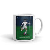 La Futbolista USA Women's Soccer Mug by Pilar Grother