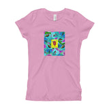Las Damas Corazon Loteria All-Over Girl's T-Shirt