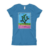 El Nopal Loteria Girl's T-Shirt