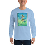 El Apache Loteria Mens Long Sleeve T-Shirt