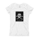 La Calavera Loteria B&W Girl's T-Shirt
