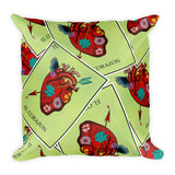 Corazon Loteria Pillow