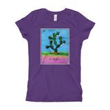 El Nopal Loteria Girl's T-Shirt
