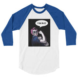 Rosie the Riveter Women's 3/4 sleeve baseball shirt
