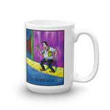 El Borracho Loteria Mug