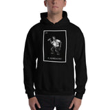 El Borracho Loteria B&W Hoodie