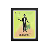 El Catrin Loteria Framed photo paper poster