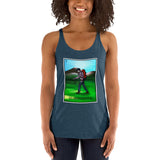 El Senderista (Hiker) Loteria Women's Racerback Tank