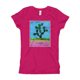 El Nopal Loteria Girl's T-Shirt