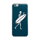 El Surfista Skeleton Shaka iPhone Case