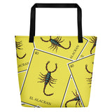 El Alacran Loteria All-Over Beach Bag