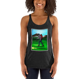 El Senderista (Hiker) Loteria Women's Racerback Tank