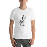 El Surfista B&W Plain Men's T-Shirt