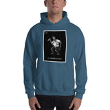 El Borracho Loteria B&W Hoodie