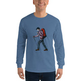 El Senderista (Hiker) Men's Long Sleeve T-Shirt