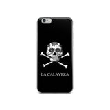La Calavera Loteria B&W iPhone Case