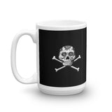 La Calavera Loteria B&W Plain Mug