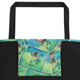 El Apache Loteria All-Over Beach Bag
