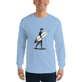 El Surfista B&W Plain Men's Long Sleeve T-Shirt