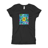 Las Damas Corazon Loteria All-Over Girl's T-Shirt