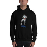 El Futbolista USA Plain Hoodie