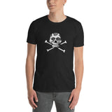 La Calavera Loteria B&W Plain Men's T-Shirt