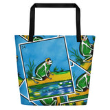 La Rana Loteria All-Over Beach Bag