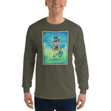El Apache Loteria Mens Long Sleeve T-Shirt