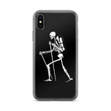 El Senderista (Hiker) Skeleton iPhone Case