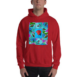 Las Damas Rosa Loteria All-Over Hoodie