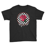 Rosa Dripping Checker Board Boy's T-Shirt