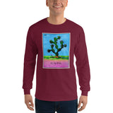 El Nopal Loteria Mens Long Sleeve T-Shirt