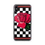 Rosa Checker Board iPhone Case