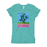 El Nopal Loteria Girl's T-Shirt