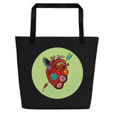 El Corazon Circle Beach Bag