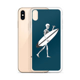 El Surfista Skeleton Shaka iPhone Case