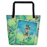 El Apache Loteria All-Over Beach Bag