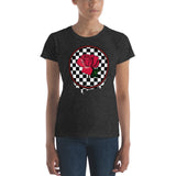 Rosa Dripping Checker Board Women's t-shirt