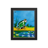 La Rana Loteria Framed photo paper poster
