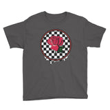 Rosa Dripping Checker Board Boy's T-Shirt
