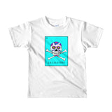 La Calavera Loteria Pop Teal kids 2-6 yrs t-shirt