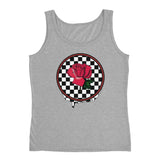 Rosa Dripping Checker Board Women's Tank