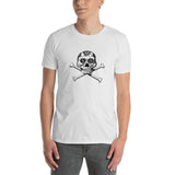 La Calavera Loteria B&W Plain Men's T-Shirt