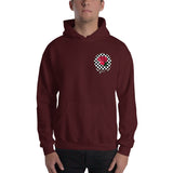 Rosa Drip Checker Board Small Logo Hoodie