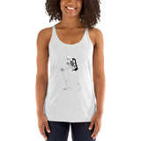 El Senderista (Hiker) Skeleton Women's Racerback Tank