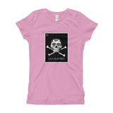 La Calavera Loteria B&W Girl's T-Shirt