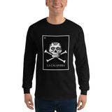 La Calavera Loteria B&W Mens Long Sleeve T-Shirt